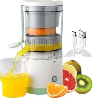 Portable Rechargeable Citrus Juicer Convenient Wireless Orange Squeezer Blender
