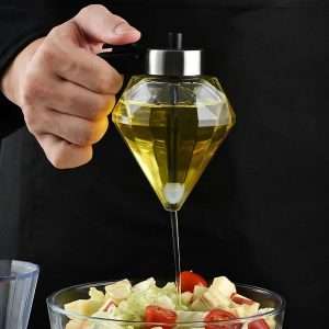 Effortless Pouring No-Drip Diamond Glass Dispenser